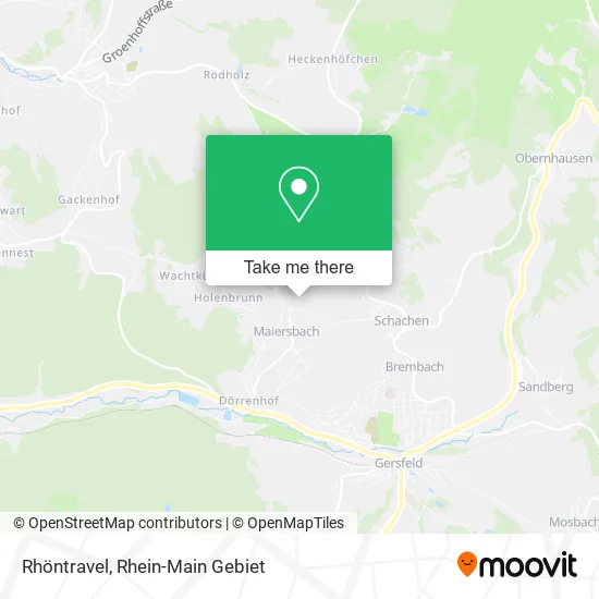Карта Rhöntravel