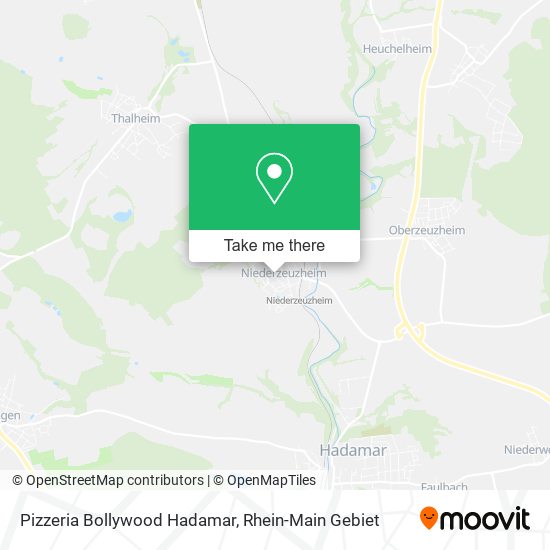 Pizzeria Bollywood Hadamar map