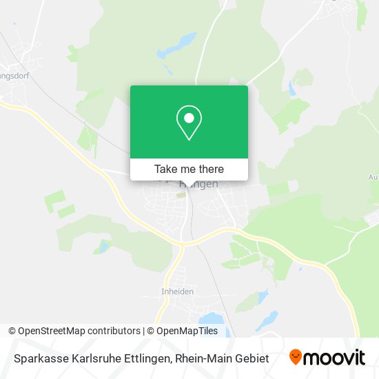 Sparkasse Karlsruhe Ettlingen map