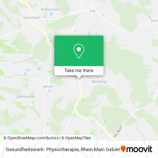 Карта Gesundheitswerk- Physiotherapie