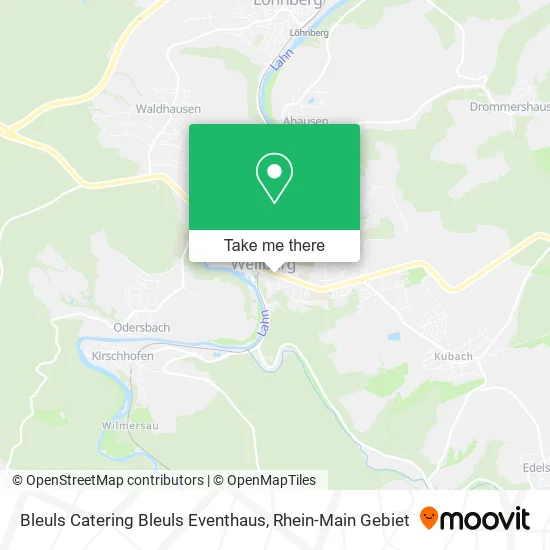 Карта Bleuls Catering Bleuls Eventhaus