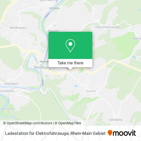 Ladestation für Elektrofahrzeuge map