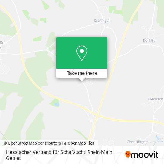 Hessischer Verband für Schafzucht map