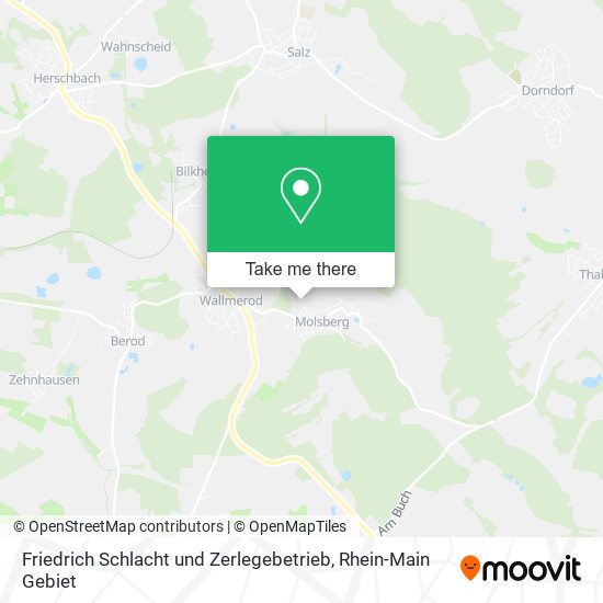 Friedrich Schlacht und Zerlegebetrieb map