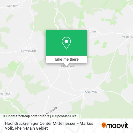 Hochdruckreiniger Center Mittelhessen - Markus Völk map