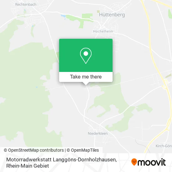 Карта Motorradwerkstatt Langgöns-Dornholzhausen