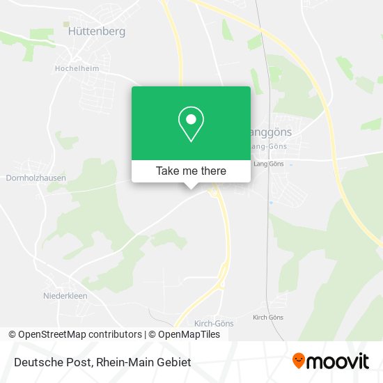 Карта Deutsche Post