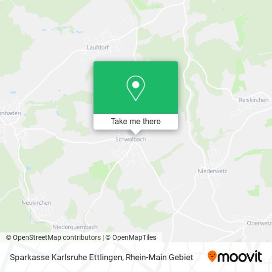 Sparkasse Karlsruhe Ettlingen map