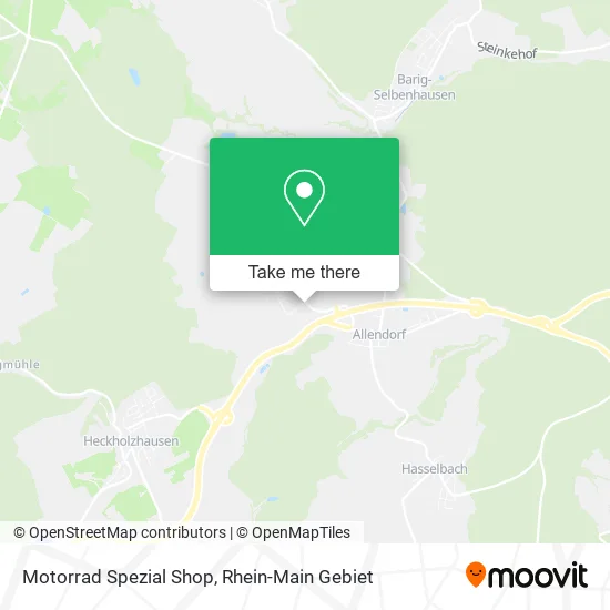 Карта Motorrad Spezial Shop