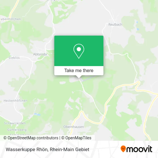 Карта Wasserkuppe Rhön