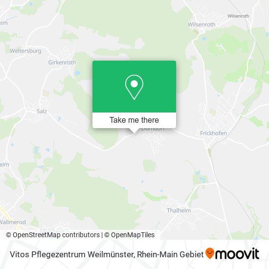 Vitos Pflegezentrum Weilmünster map