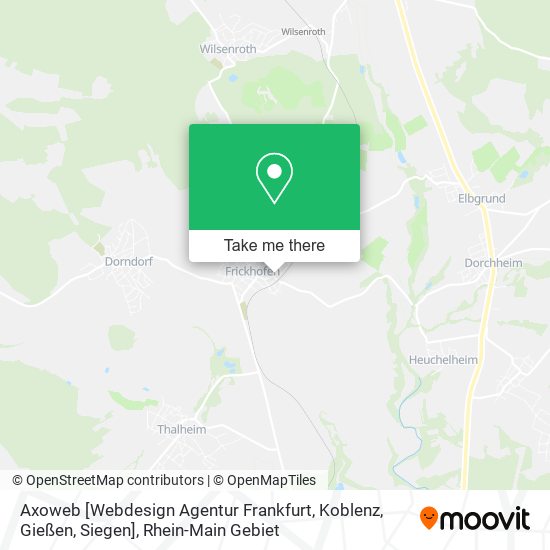 Axoweb [Webdesign Agentur Frankfurt, Koblenz, Gießen, Siegen] map