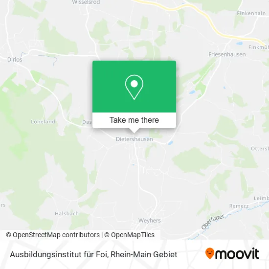 Карта Ausbildungsinstitut für Foi