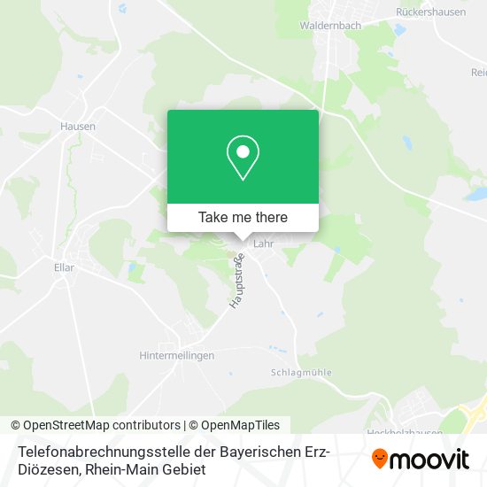 Telefonabrechnungsstelle der Bayerischen Erz-Diözesen map