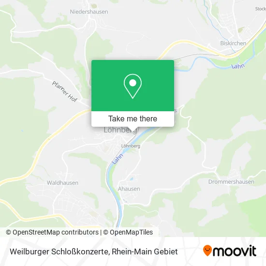 Карта Weilburger Schloßkonzerte