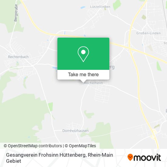 Gesangverein Frohsinn Hüttenberg map