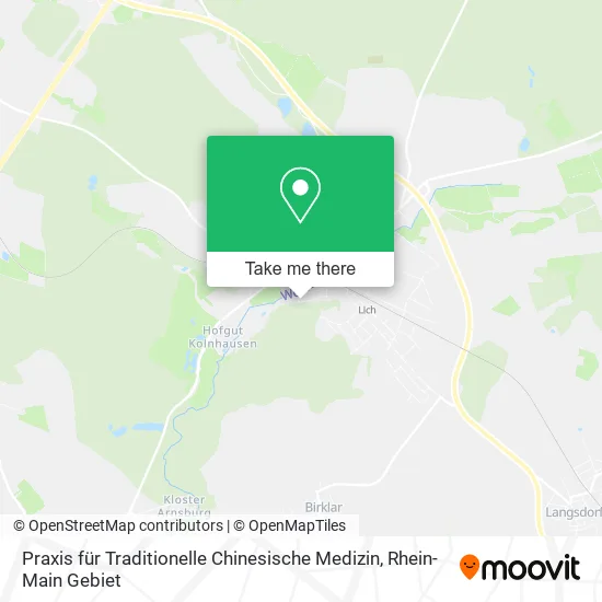 Карта Praxis für Traditionelle Chinesische Medizin