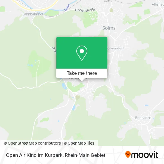 Карта Open Air Kino im Kurpark