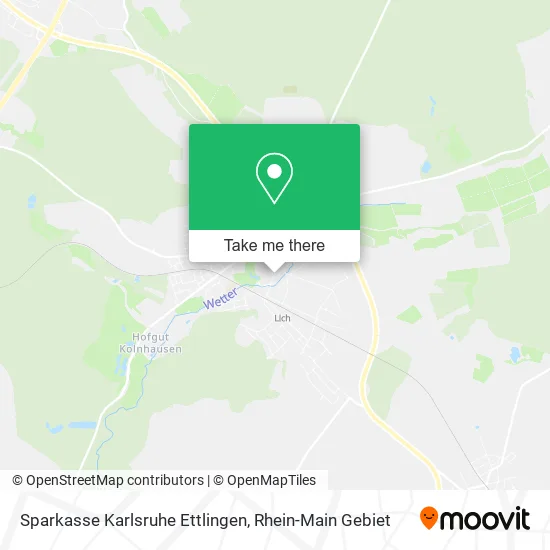 Карта Sparkasse Karlsruhe Ettlingen