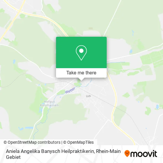 Карта Aniela Angelika Banysch Heilpraktikerin