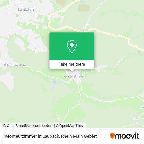 Monteurzimmer in Laubach map