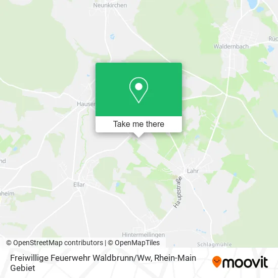 Карта Freiwillige Feuerwehr Waldbrunn / Ww