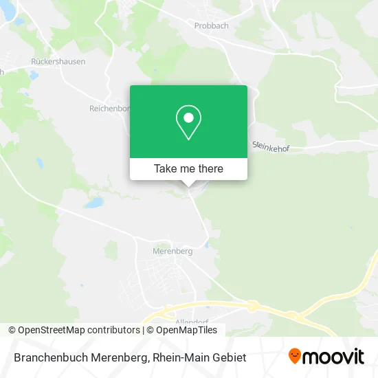 Карта Branchenbuch Merenberg