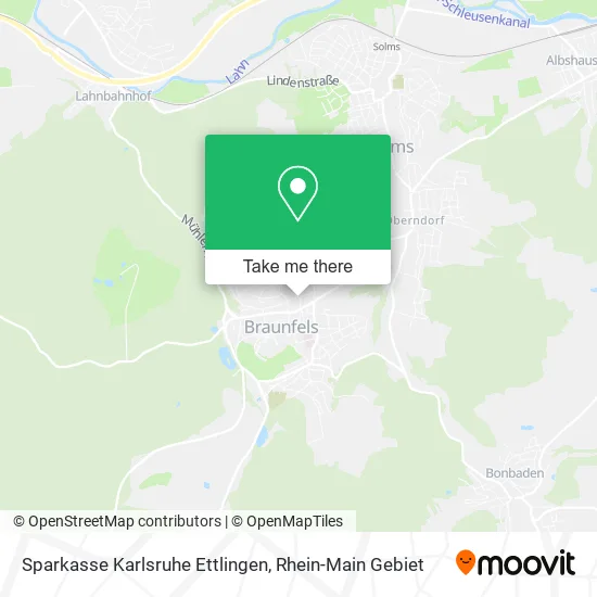 Карта Sparkasse Karlsruhe Ettlingen