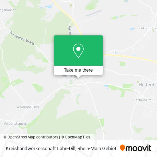 Карта Kreishandwerkerschaft Lahn-Dill