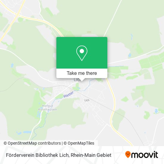 Förderverein Bibliothek Lich map
