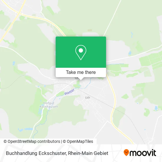 Карта Buchhandlung Eckschuster