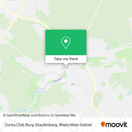 Zonta Club Burg Staufenberg map