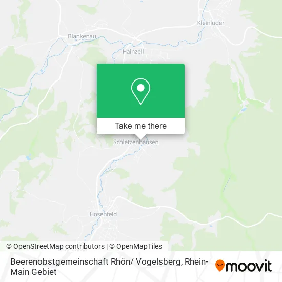 Карта Beerenobstgemeinschaft Rhön/ Vogelsberg