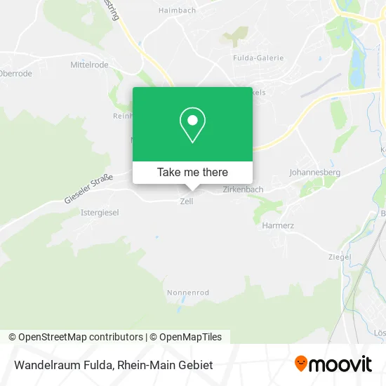 Карта Wandelraum Fulda