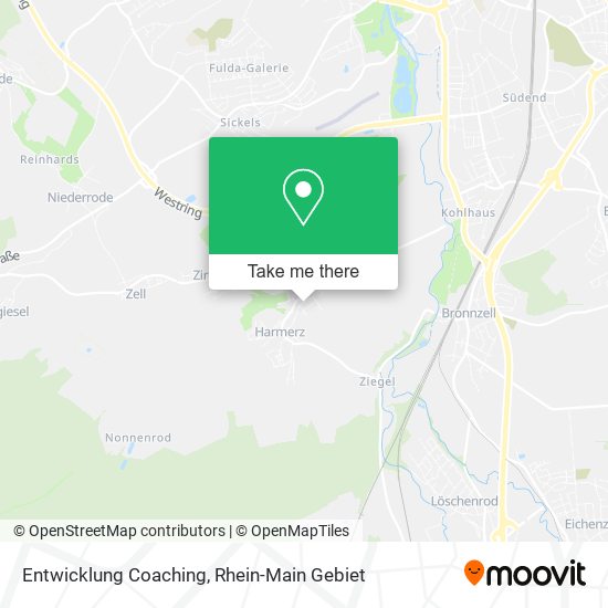 Карта Entwicklung Coaching