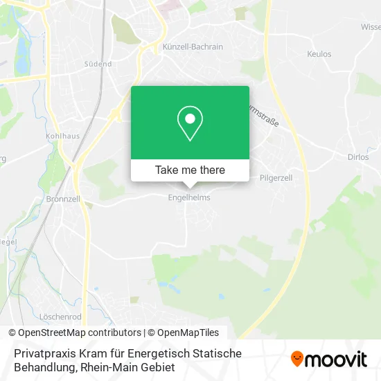 Карта Privatpraxis Kram für Energetisch Statische Behandlung