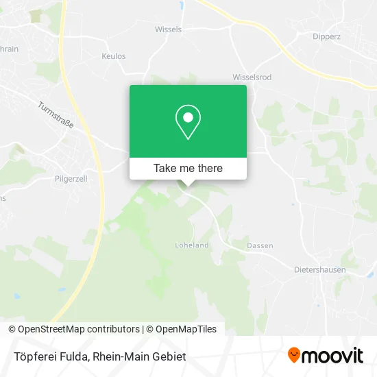 Карта Töpferei Fulda