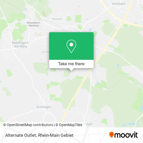 Alternate Outlet map