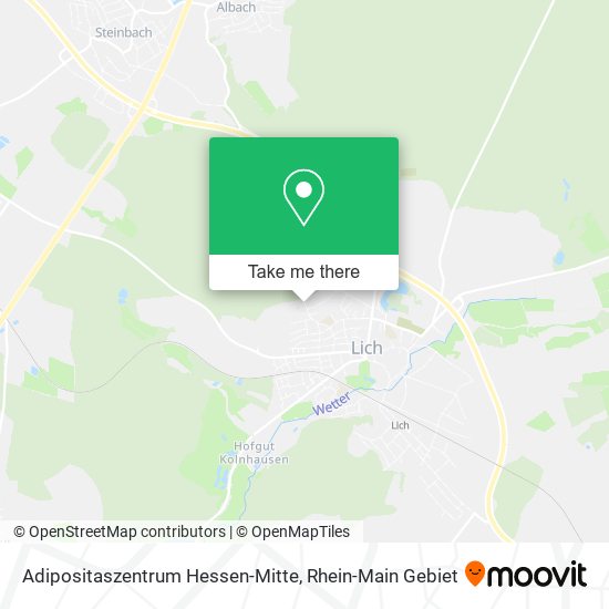 Adipositaszentrum Hessen-Mitte map