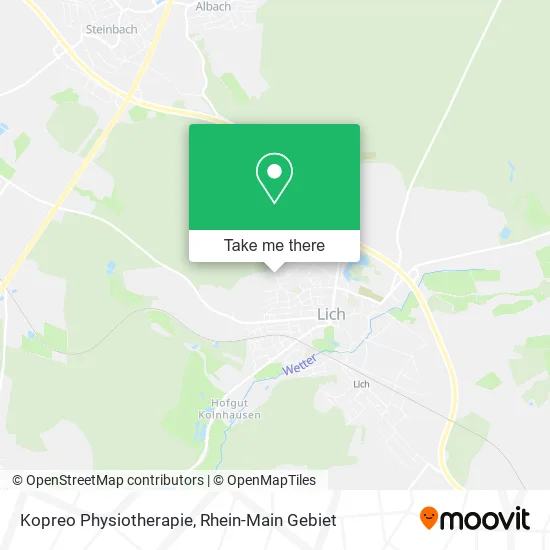 Kopreo Physiotherapie map