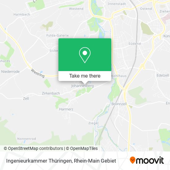 Ingenieurkammer Thüringen map