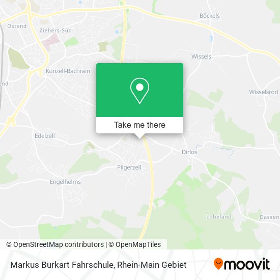 Markus Burkart Fahrschule map