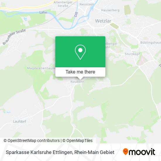 Карта Sparkasse Karlsruhe Ettlingen