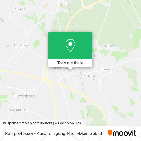 Rohrprofessor - Kanalreinigung map