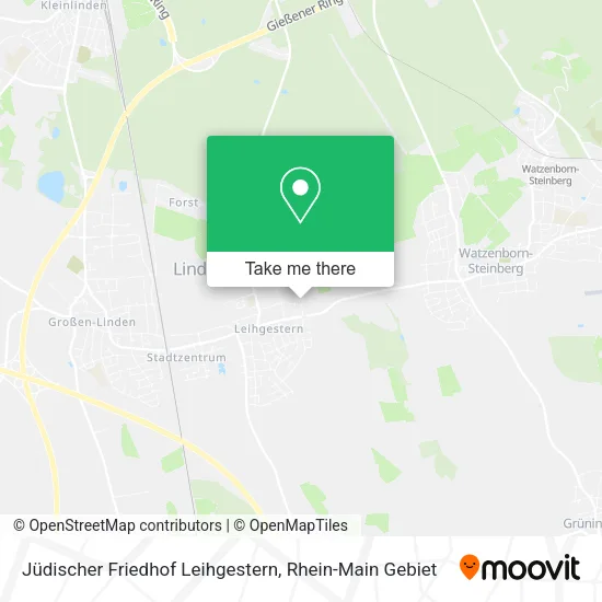 Карта Jüdischer Friedhof Leihgestern