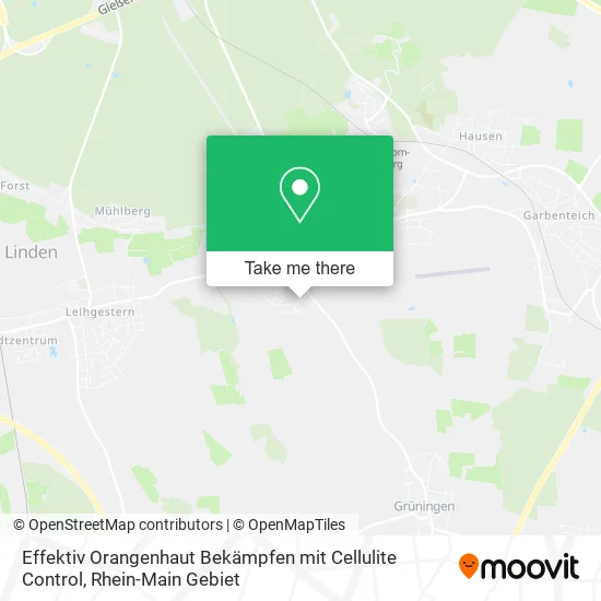 Карта Effektiv Orangenhaut Bekämpfen mit Cellulite Control