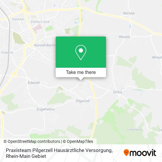 Praxisteam Pilgerzell Hausärztliche Versorgung map