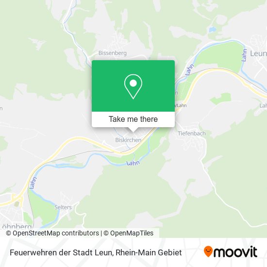 Карта Feuerwehren der Stadt Leun