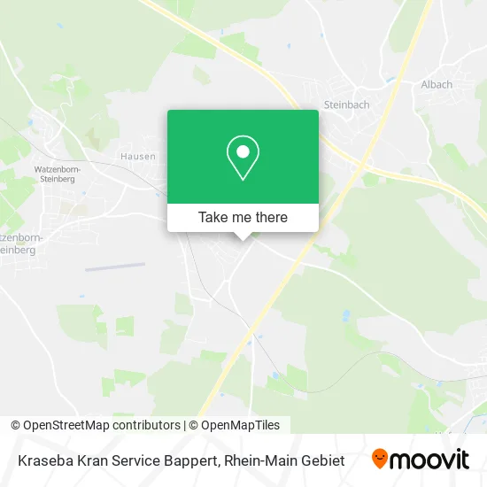 Карта Kraseba Kran Service Bappert