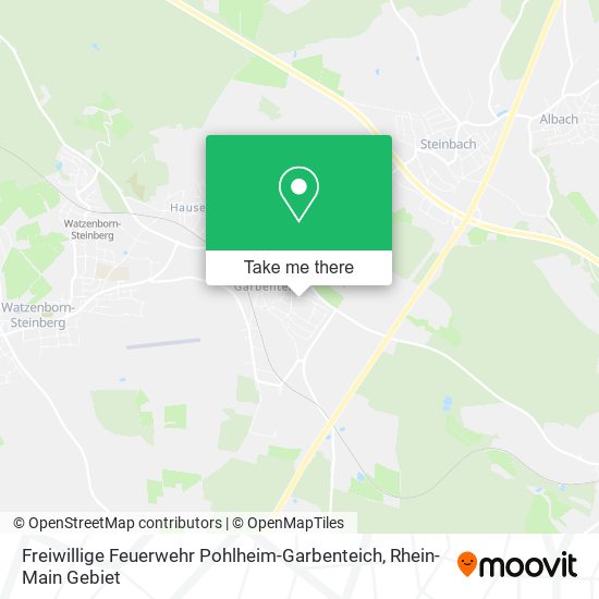 Freiwillige Feuerwehr Pohlheim-Garbenteich map